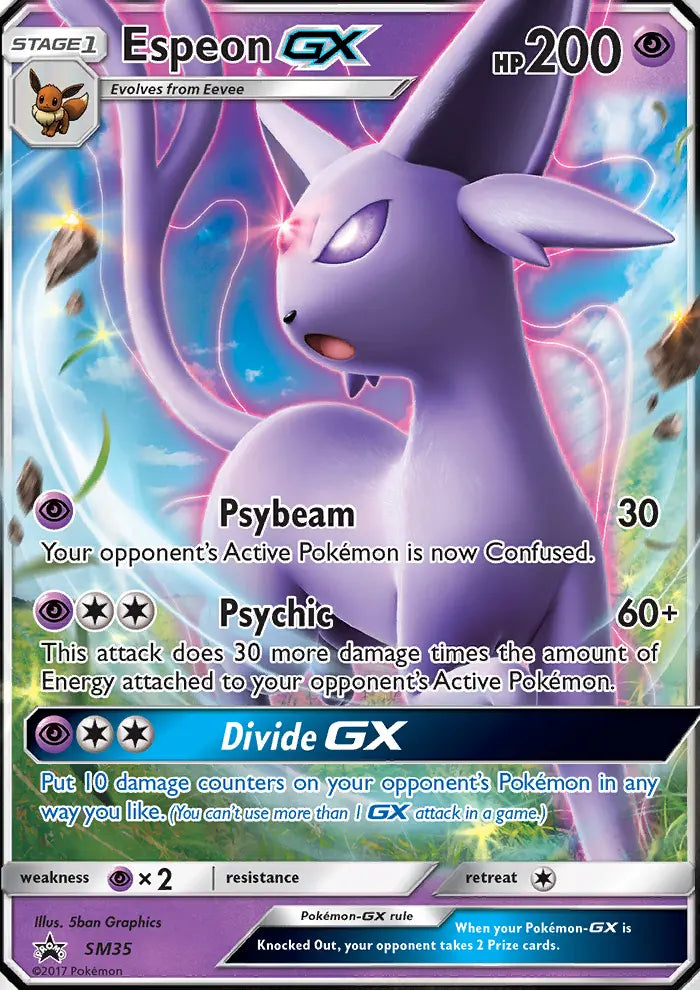 Espeon GX SM35 SM Black Star Promos Pokesingles