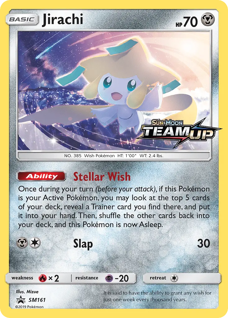 Jirachi SM161 SM Black Star Promos Pokesingles