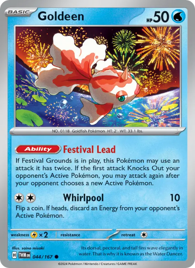Goldeen 44 Twilight Masquerade Pokesingles