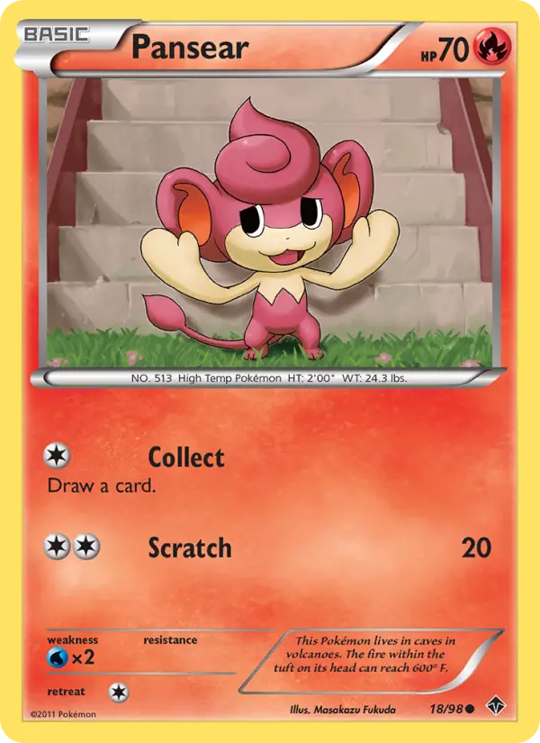 Pansear 18 Emerging Powers Pokesingles