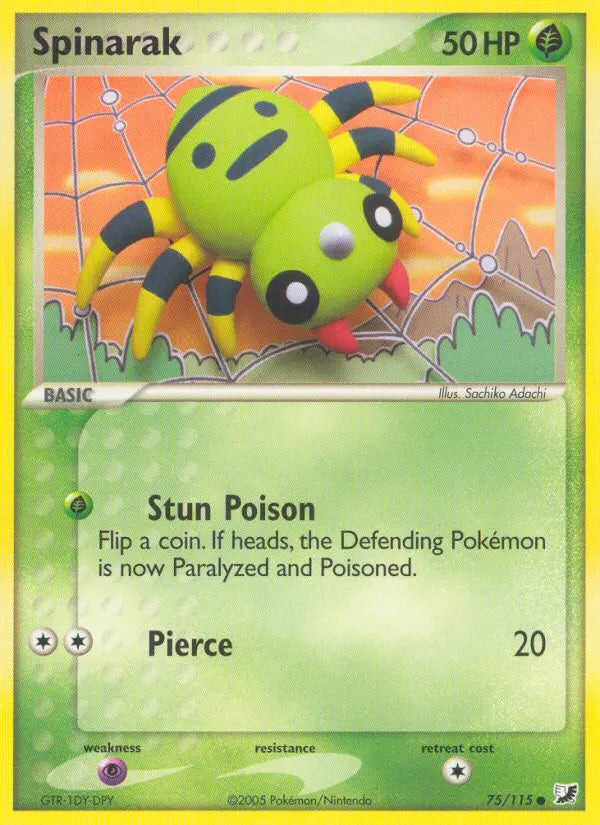 Spinarak 75 Unseen Forces Pokesingles