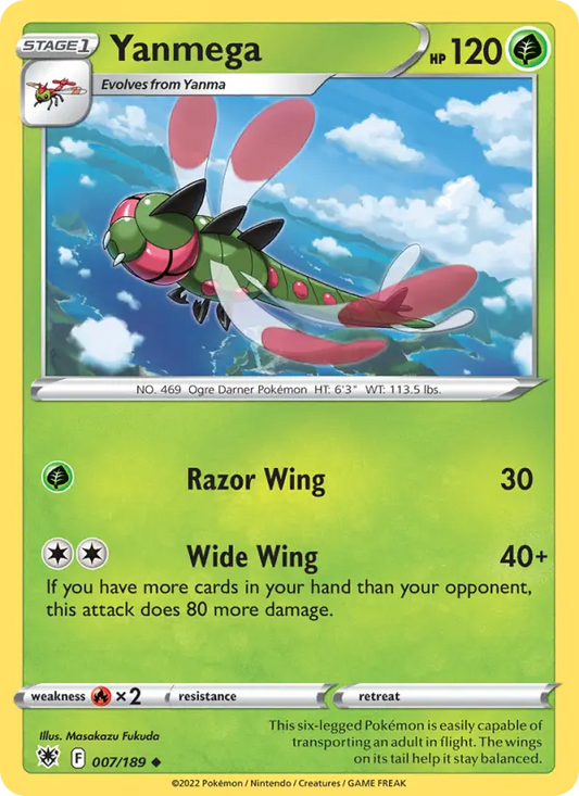 Yanmega 7 Astral Radiance Pokesingles
