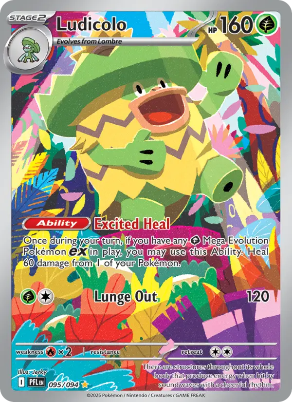 Ludicolo 95 Phantasmal Flames Pokesingles