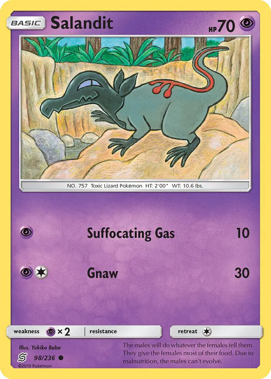 Salandit 98 Unified Minds Pokesingles