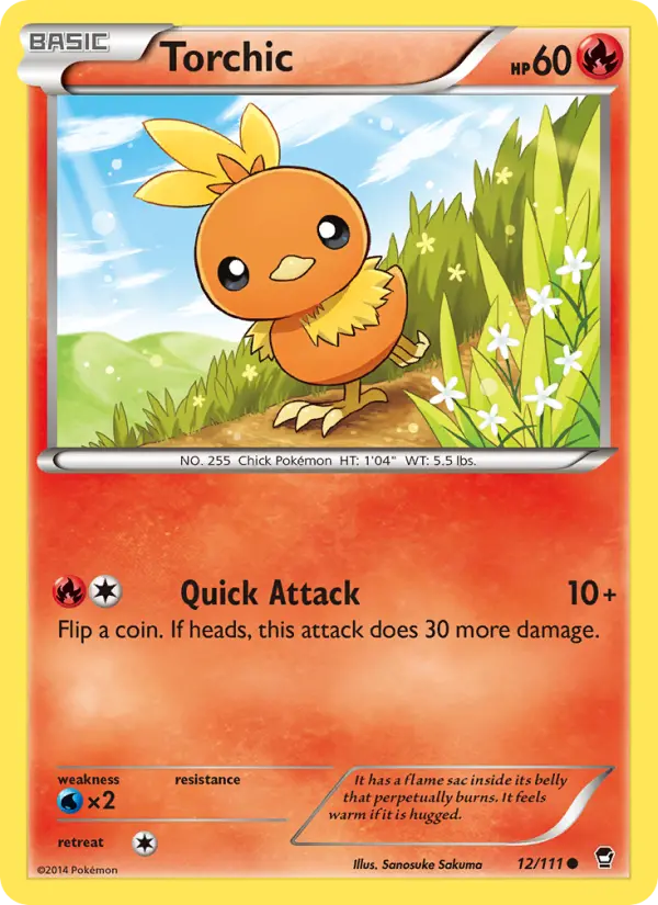 Torchic 12 Furious Fists Pokesingles