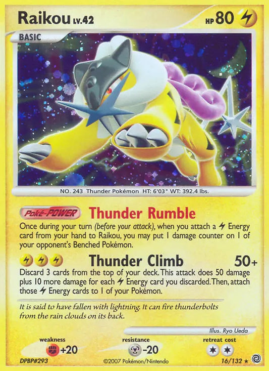 Raikou 16 Secret Wonders Pokesingles