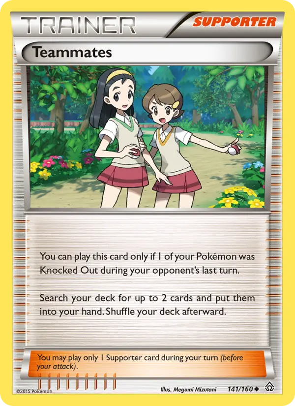 Teammates 141 Primal Clash Pokesingles