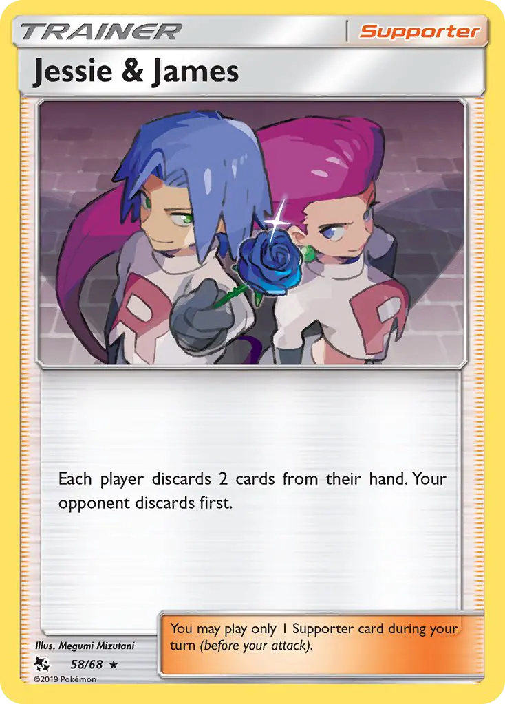 Jessie & James 58 Hidden Fates Pokesingles