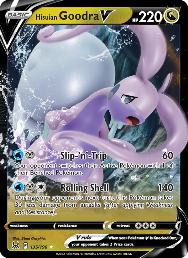 Hisuian Goodra V 135 Lost Origin Pokesingles
