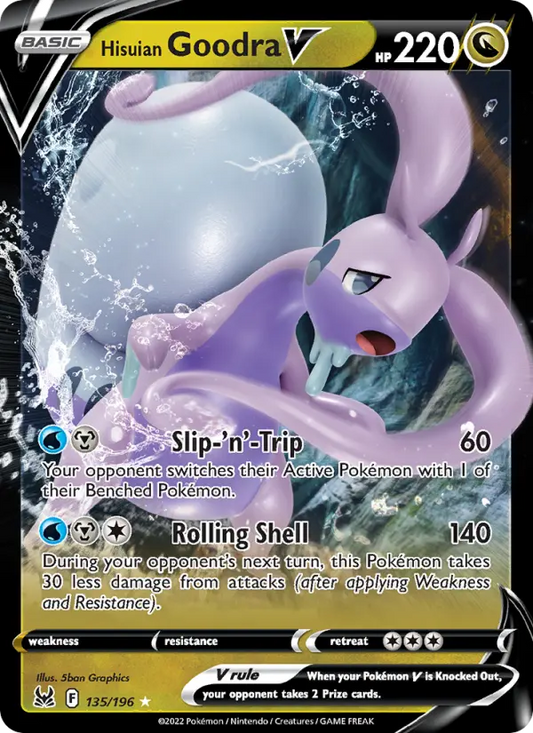 Hisuian Goodra V 135 Lost Origin Pokesingles