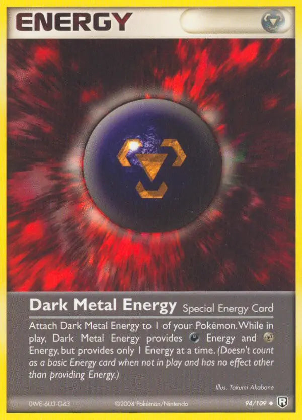 Dark Metal Energy 94 Team Rocket Returns Pokesingles