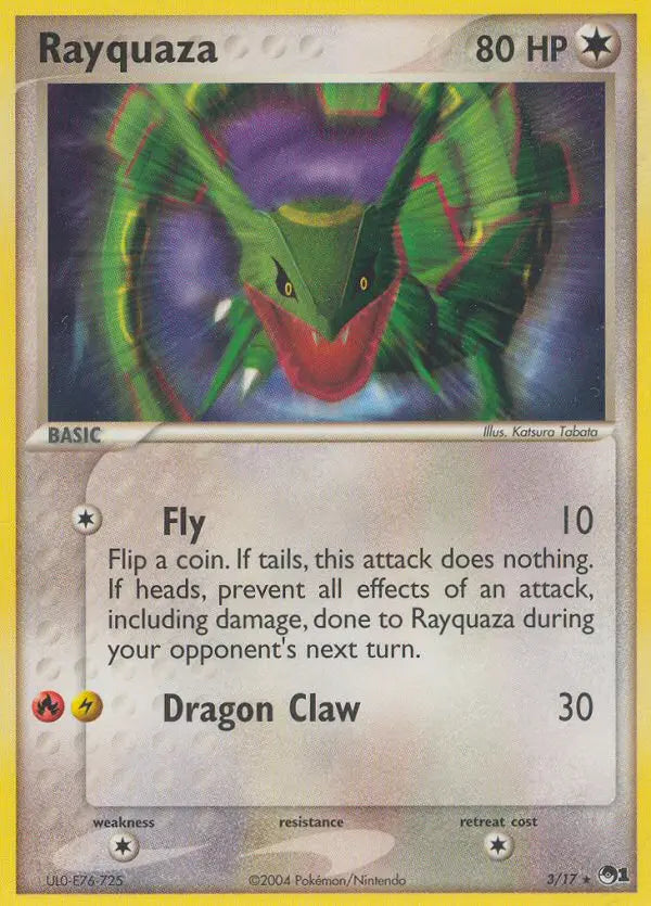 Rayquaza 3 POP Series 1 Pokesingles