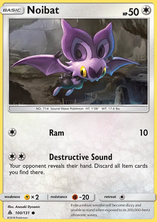 Noibat 100 Forbidden Light Pokesingles