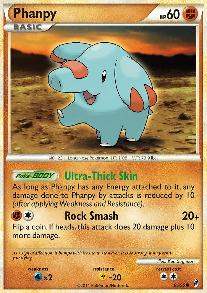 Phanpy 66 Call of Legends Pokesingles