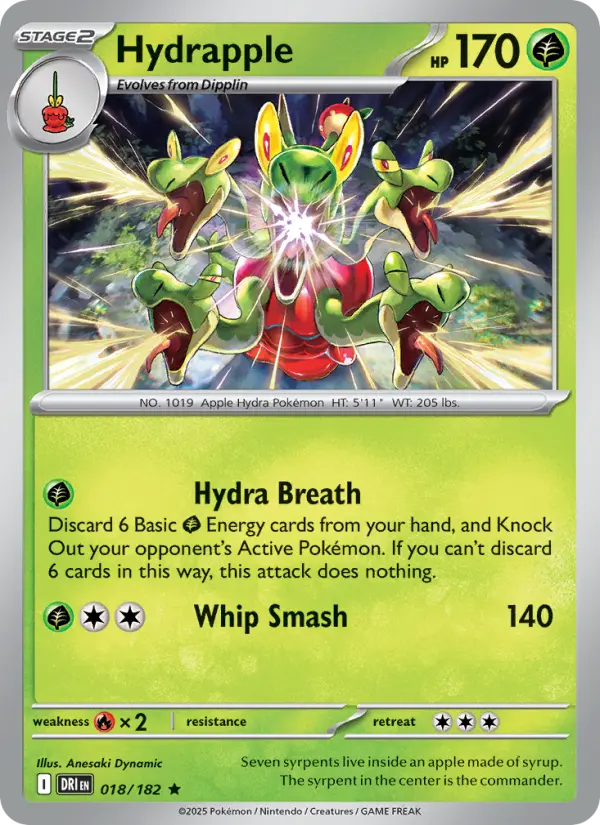 Hydrapple 18 Destined Rivals Pokesingles