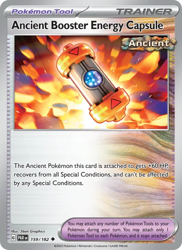 Ancient Booster Energy Capsule 159 Paradox Rift Pokesingles
