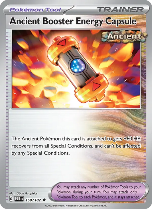 Ancient Booster Energy Capsule 159 Paradox Rift Pokesingles