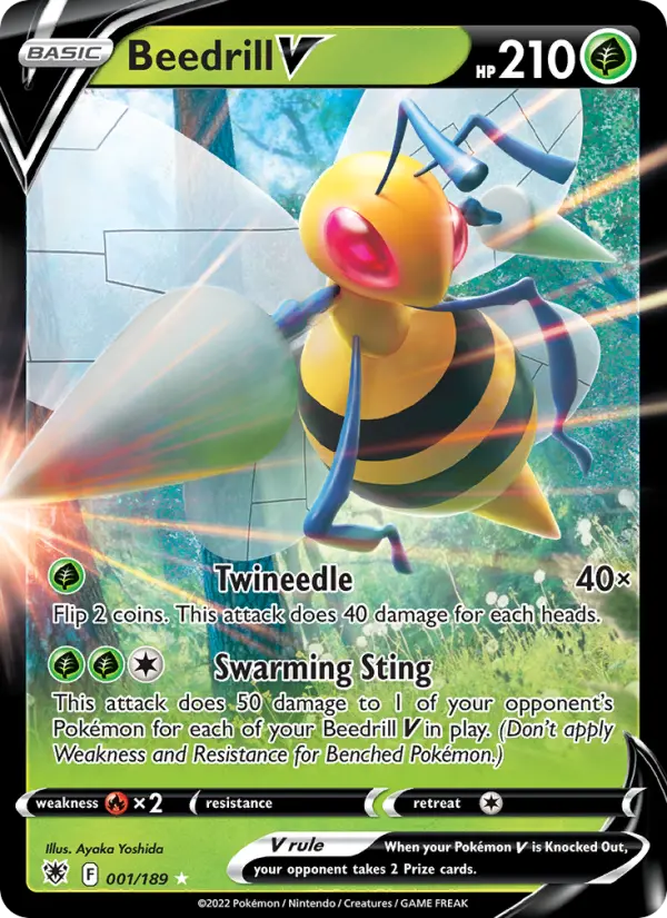 Beedrill V 1 Astral Radiance Pokesingles