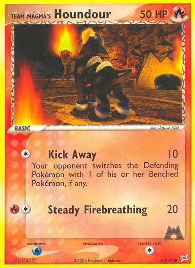 Team Magma's Houndour 63 Team Magma vs Team Aqua Pokesingles
