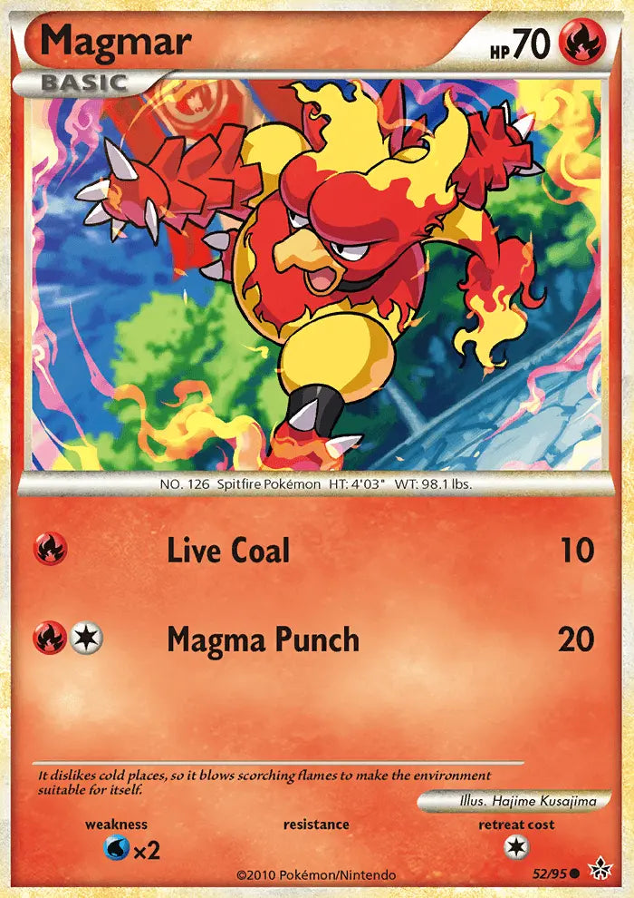 Magmar 52 Unleashed Pokesingles