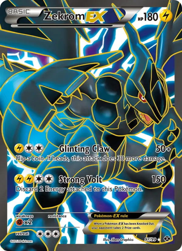 Zekrom-EX 97 Next Destinies Pokesingles