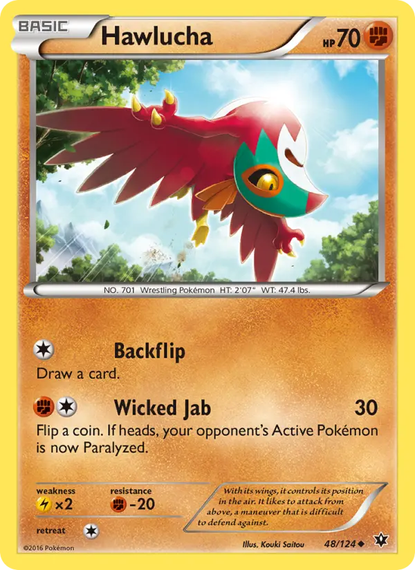 Hawlucha 48 Fates Collide Pokesingles