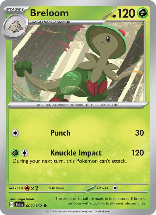 Breloom 7 Temporal Forces Pokesingles
