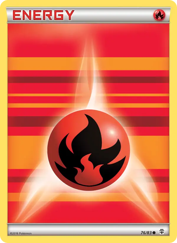Fire Energy 76 Generations Pokesingles