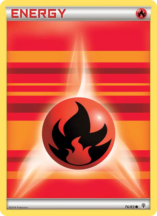 Fire Energy 76 Generations Pokesingles
