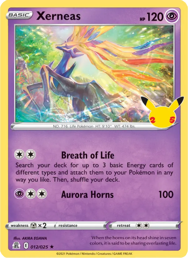 Xerneas 12 Celebrations Pokesingles
