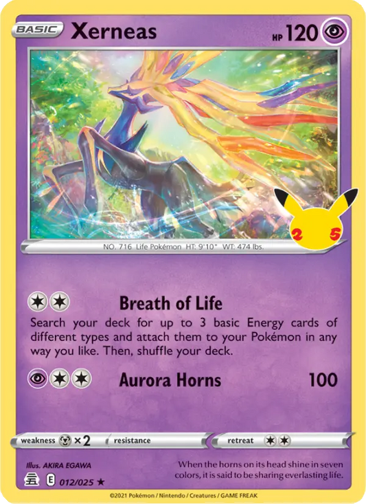 Xerneas 12 Celebrations Pokesingles