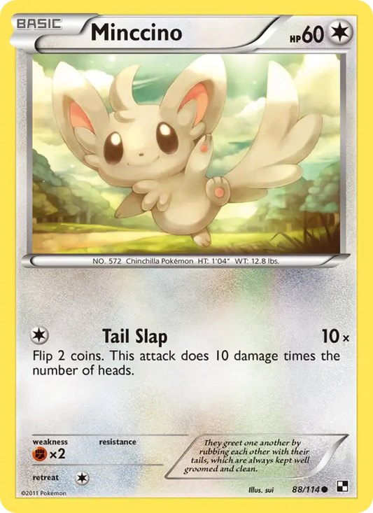 Minccino 88 Black & White Pokesingles