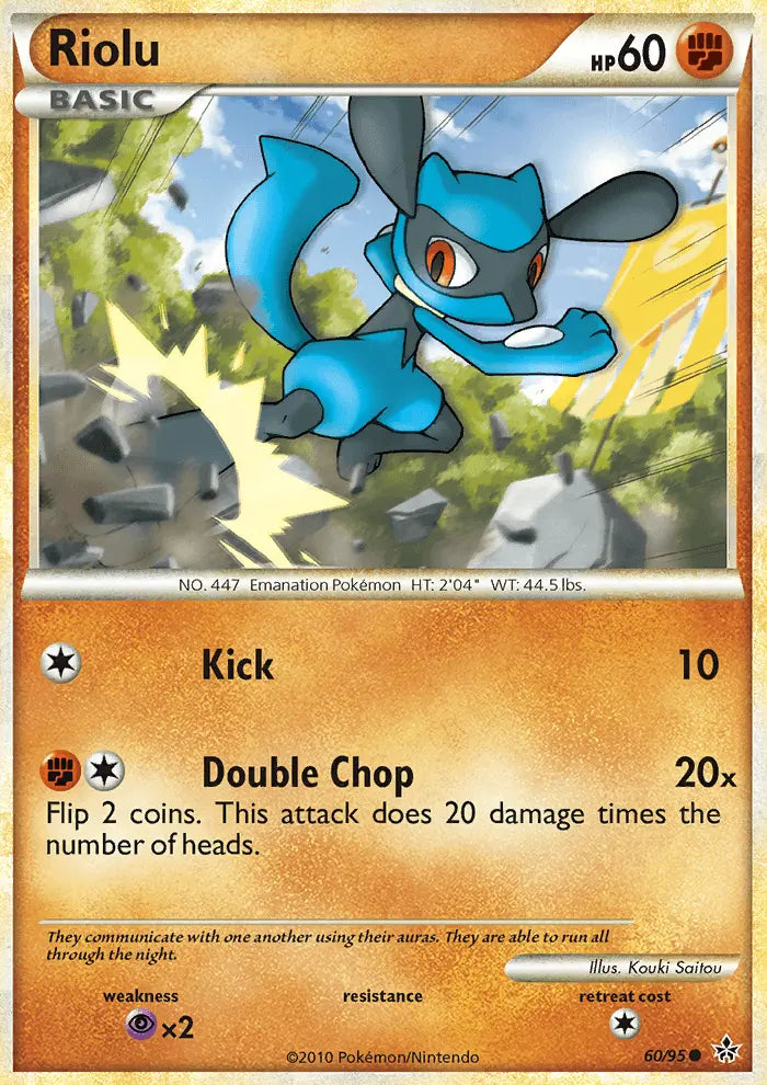Riolu 60 Unleashed Pokesingles
