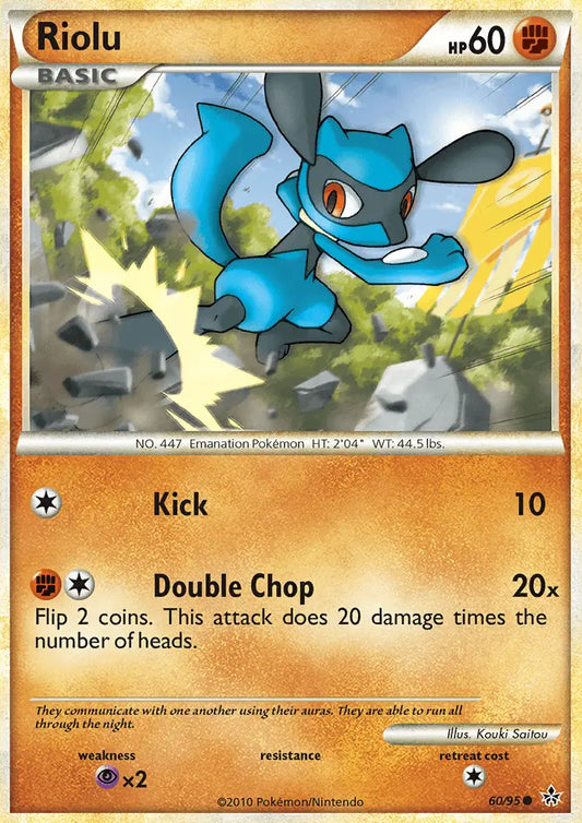Riolu 60 Unleashed Pokesingles