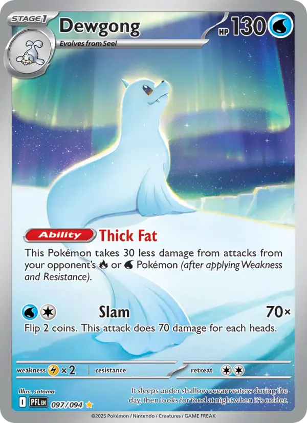 Dewgong 97 Phantasmal Flames Pokesingles