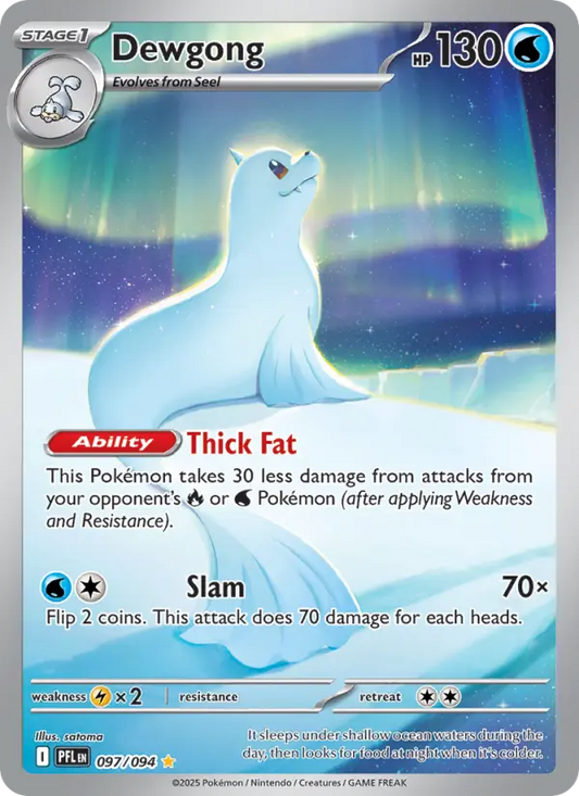 Dewgong 97 Phantasmal Flames Pokesingles