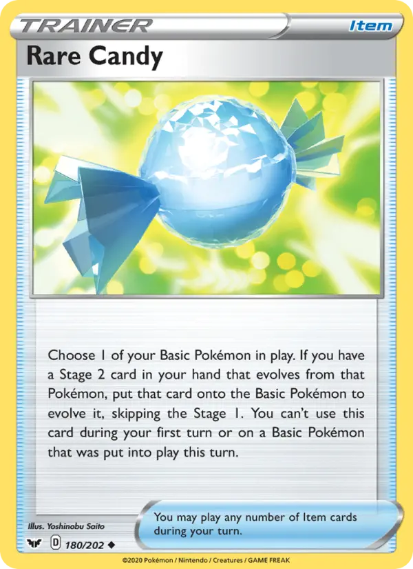 Rare Candy 180 Sword & Shield Pokesingles