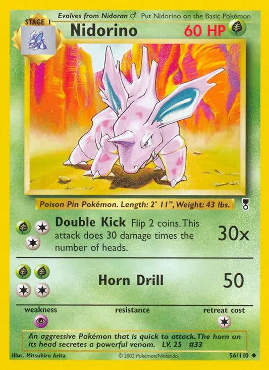 Nidorino 56 Legendary Collection Pokesingles