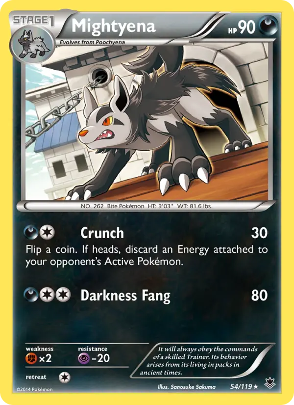 Mightyena 54 Phantom Forces Pokesingles