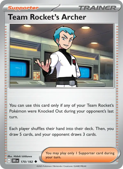 Team Rocket's Archer 170 Destined Rivals Pokesingles
