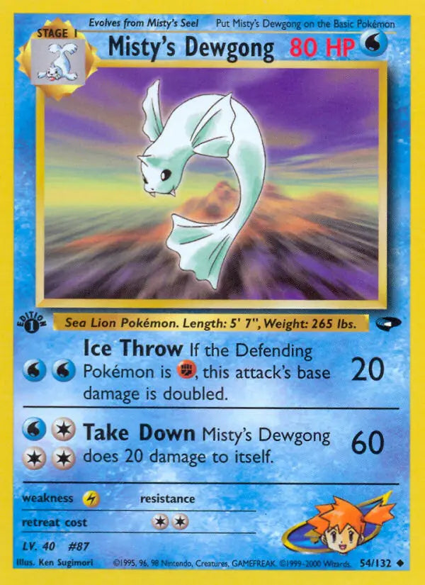 Misty's Dewgong 54 Gym Challenge Pokesingles