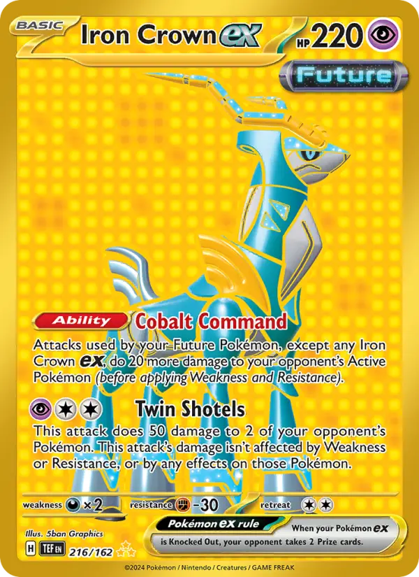 Iron Crown ex 216 Temporal Forces Pokesingles