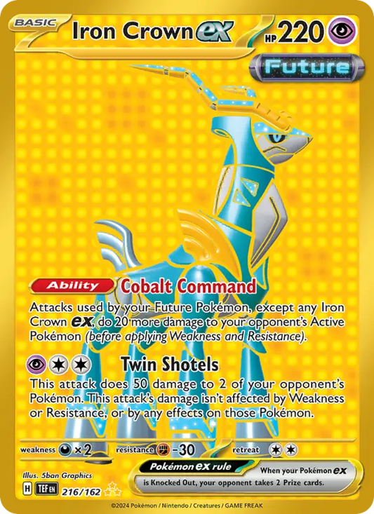 Iron Crown ex 216 Temporal Forces Pokesingles