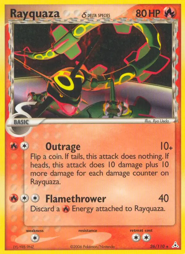 Rayquaza δ 26 Holon Phantoms Pokesingles