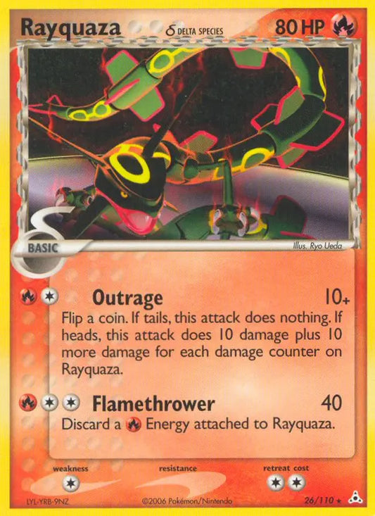 Rayquaza δ 26 Holon Phantoms Pokesingles