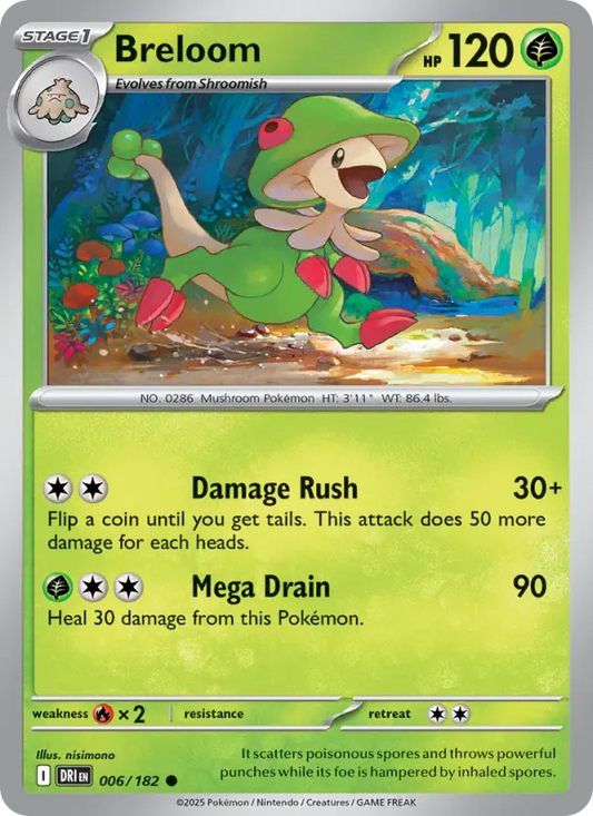 Breloom 6 Destined Rivals Pokesingles