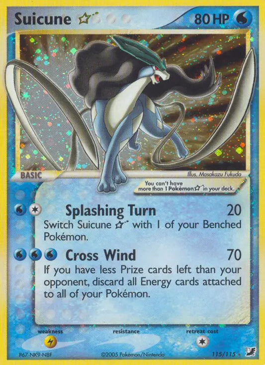 Suicune Star 115 Unseen Forces Pokesingles