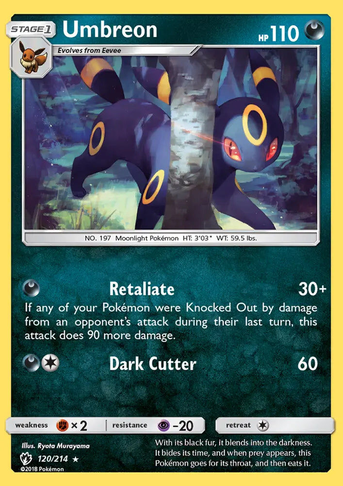 Umbreon 120 Lost Thunder Pokesingles