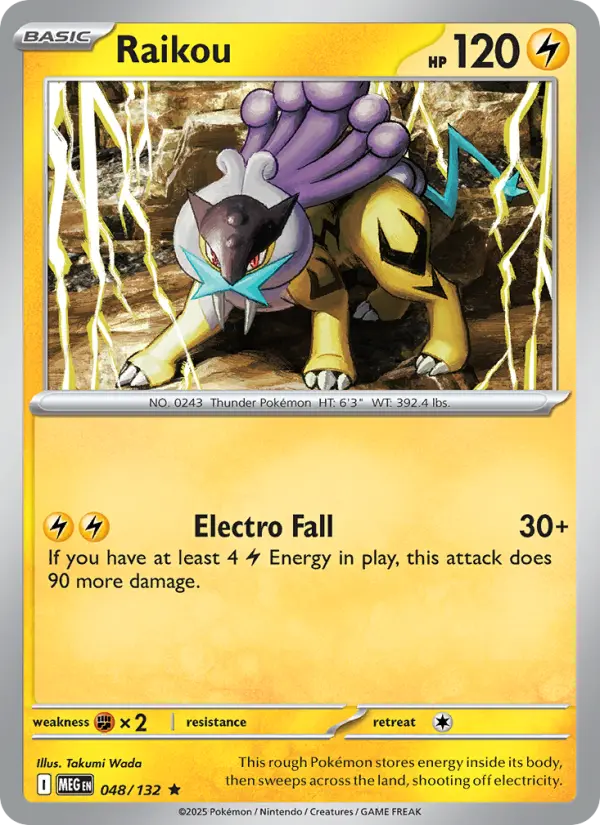 Raikou 48 Mega Evolution Pokesingles