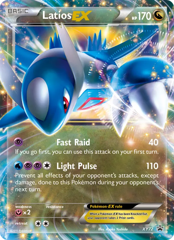 Latios EX XY72 XY Black Star Promos Pokesingles